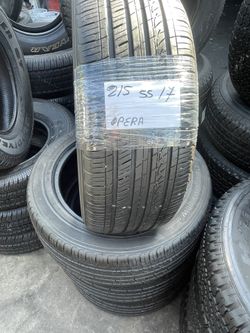 215/55/17 Ópera! Set of four tires installed and balanced ! Set De 4 Llantas Instalación Y Balanceo