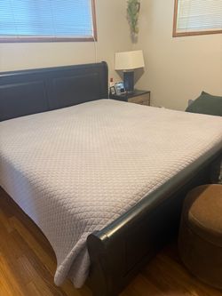 King Bed frame and 2 nightstands