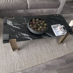 CB2 Alcide Marble Coffee Table