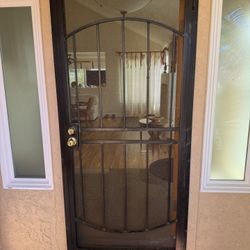 Security Screen Door (Black)
