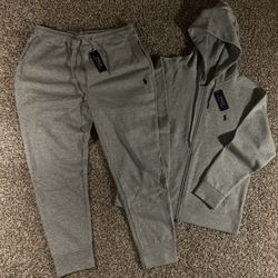 Ralph Lauren Grey Tracksuit M