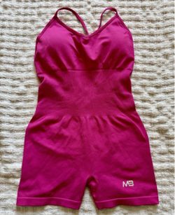 Brand New Mini Beast M3 Pink Seamless Active Romper