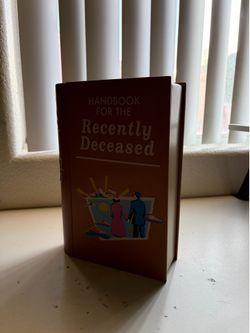 Beetlejuice Beetlejuice Handbook of the Recently Deceased popcorn tin