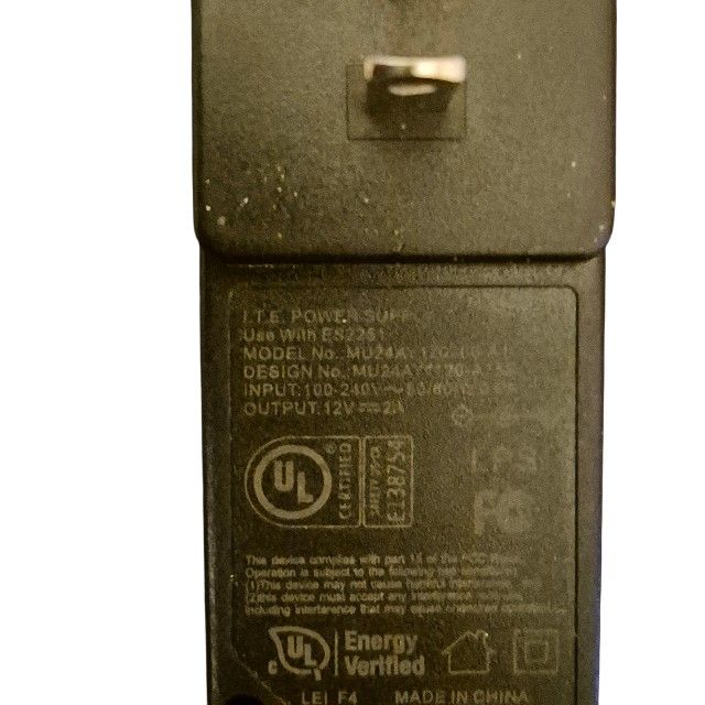 (2) ITE POWER SUPPLY For Modem ES2251 Model# MUMAY 120205 DESIGN # MU24AY120-A...