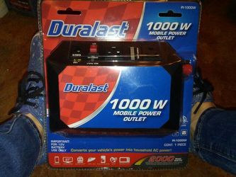 Duralast 1000w mobile power outlet