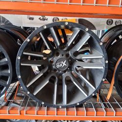 20" XPD 6x139.7 black wheels