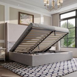Lift Up Storage Queen Bed 