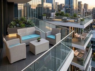 DISEÑO MODERNO Y ELEGANTE MATERIAL RESISTENTE A LA INTEMPERIE FÁCIL DE LIMPIAR Y DURADERO PERFECTO