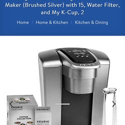 Keurig Fil K-Elite C Single Serve Coffee Maker