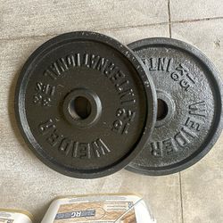 Pair of 33 lb Olympic 2” Weight Plates