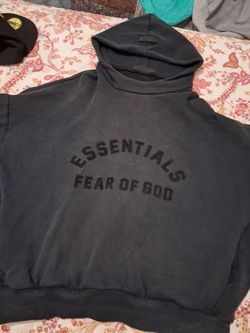Black Essentials hoodie