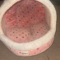 Pink Cat Bed
