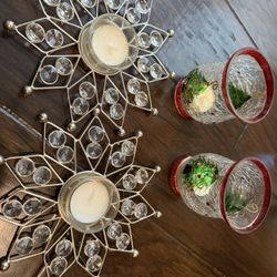 Christmas Candle Holders 