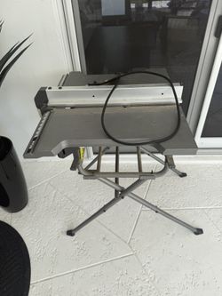 Ryobi Table Saw with stand