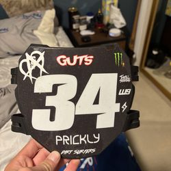 Odi plate with sticker