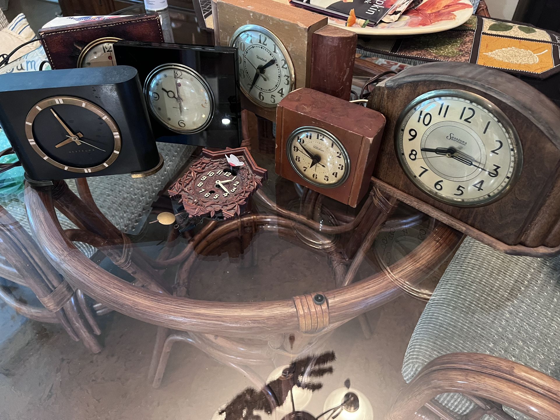 Old Electric Clocks-Art Deco