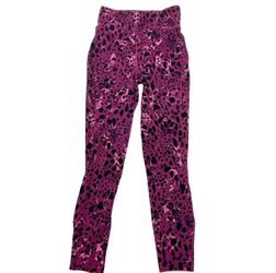 Lululemon Align Pant Leggings With Pockets Women 4 Pink Leopard Print 25 Inseam