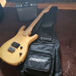 Guitar, Amp, And Bag 