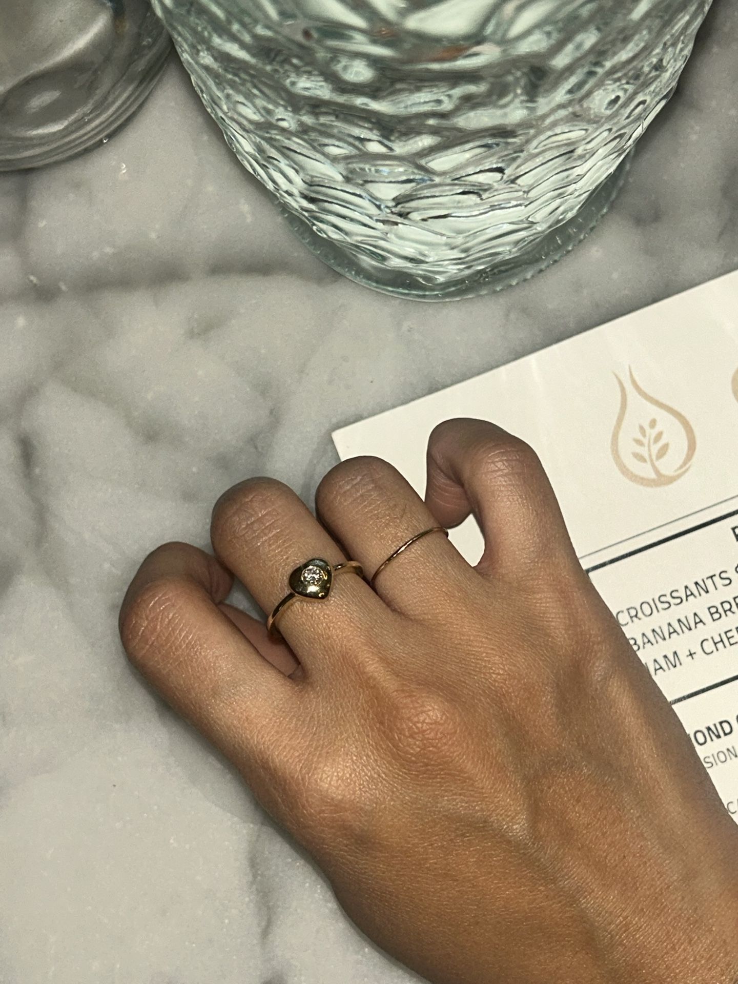 14k Real Gold Brand New Heart Ring