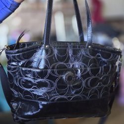 Black Coach Tote Bag 