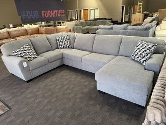Light Gray Comfy Ashley Sectional 
