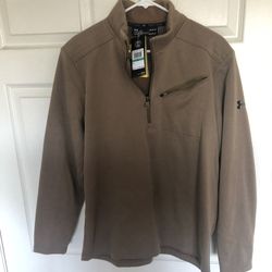 UNDER ARMOUR 1/4 Zip Sweater For Men’s Size L