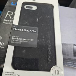 Incipio DualPro iPhone 6,6 plus,7plus/8  Plus Case Black Slim Premium Soft Touch Dual Layer