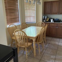 Kitchen Table With 6 Chairs