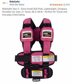 Ride Safer Travel car seat Vest XS