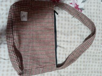 Brown Patterned Shoulder Bag