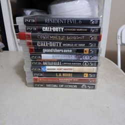 Ps3 Games For Sale In Good Contition 