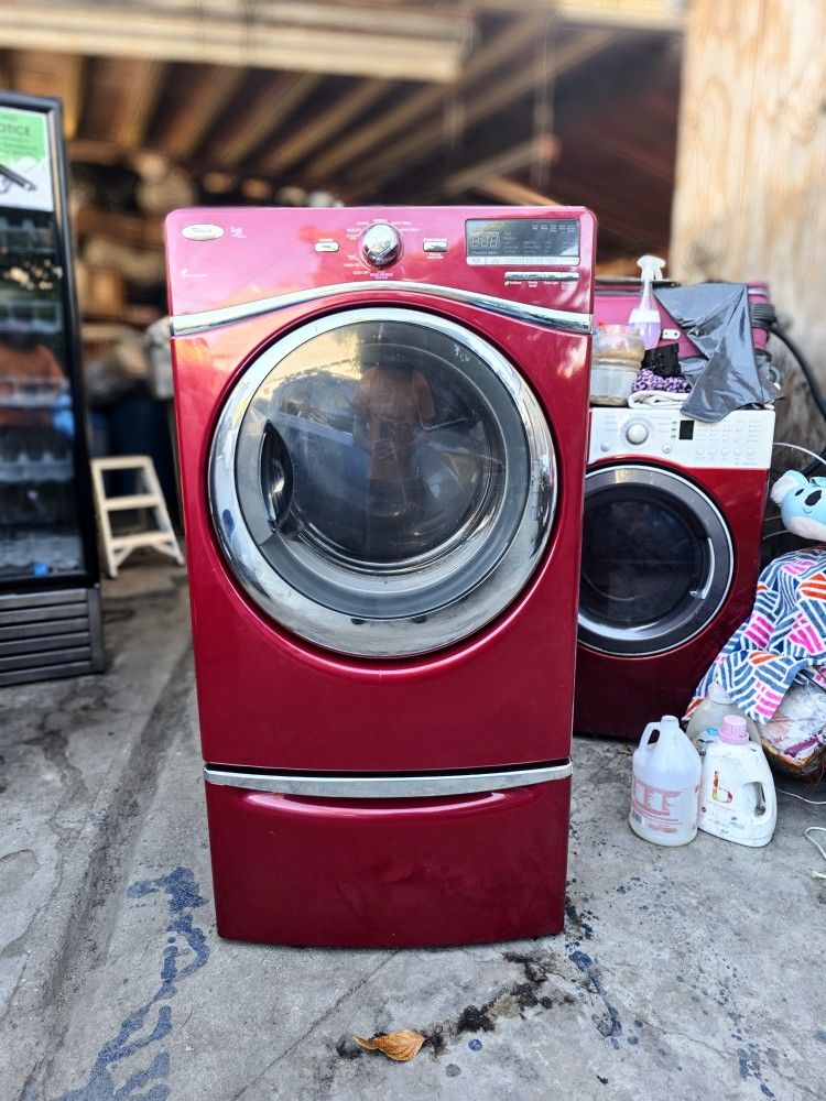 Whirlpool Duet Steam Red Gas Dryer