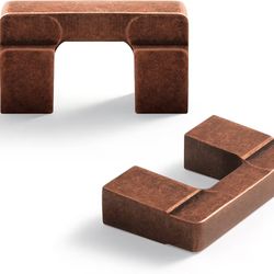 Goo-Ki 6-Park Antique Copper Drawer Handles 1-1/4 in (32mm) Hole Centers Straight Bar Pull,Antique Copper Solid Cabinet Pulls for Kitchen Cabinets and