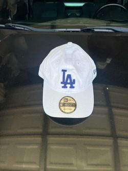 White & blue Dodgers adjustable hat