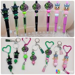 W I C K E D  Beaded Pens & Keychains – Handmade Gifts – Fun Designs