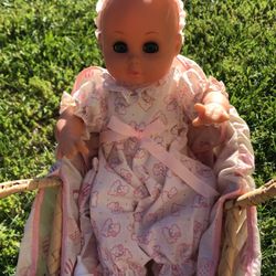 Baby Doll with Basket