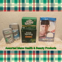 ASSORTED MEN'S HEALTH & BEAUTY PRODUCTS 
