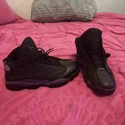 3 black & purple jordan 13 brand new 