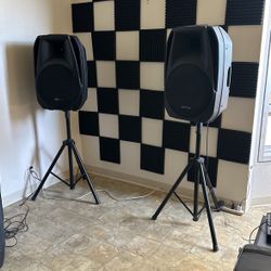 2 Speakers American Audio 