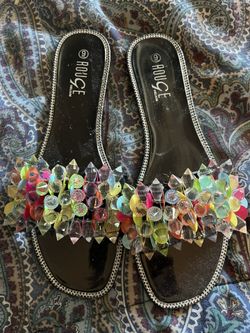 LIKE NEW SZ 9 Womens Jelly Slides