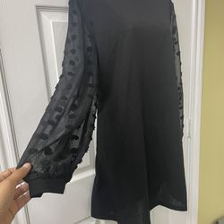 Lace sleeve dress/tunic, size  XL