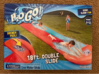 18’ Double Water Slide. NEW!