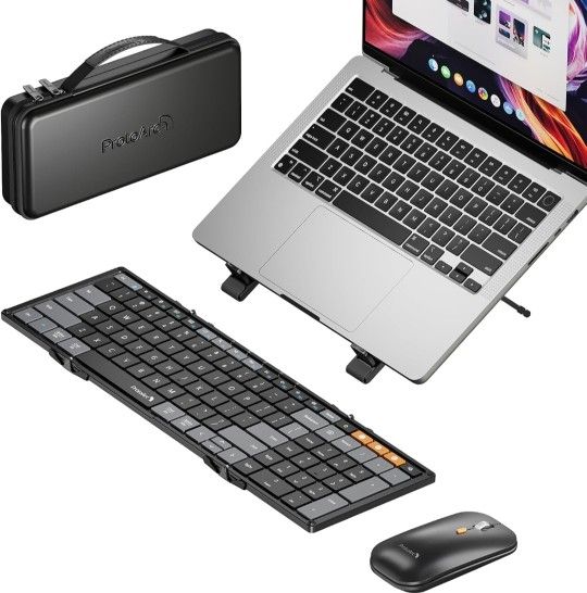 ProtoArc Foldable Keyboard Mouse Combo, XKM01