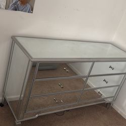 Glam Mirrored Dresser