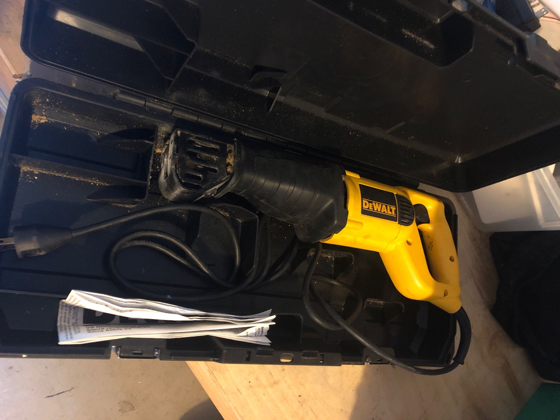 Used Dewalt Corded Sawzall