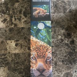 Jaguar diamond art painting 16x20inch