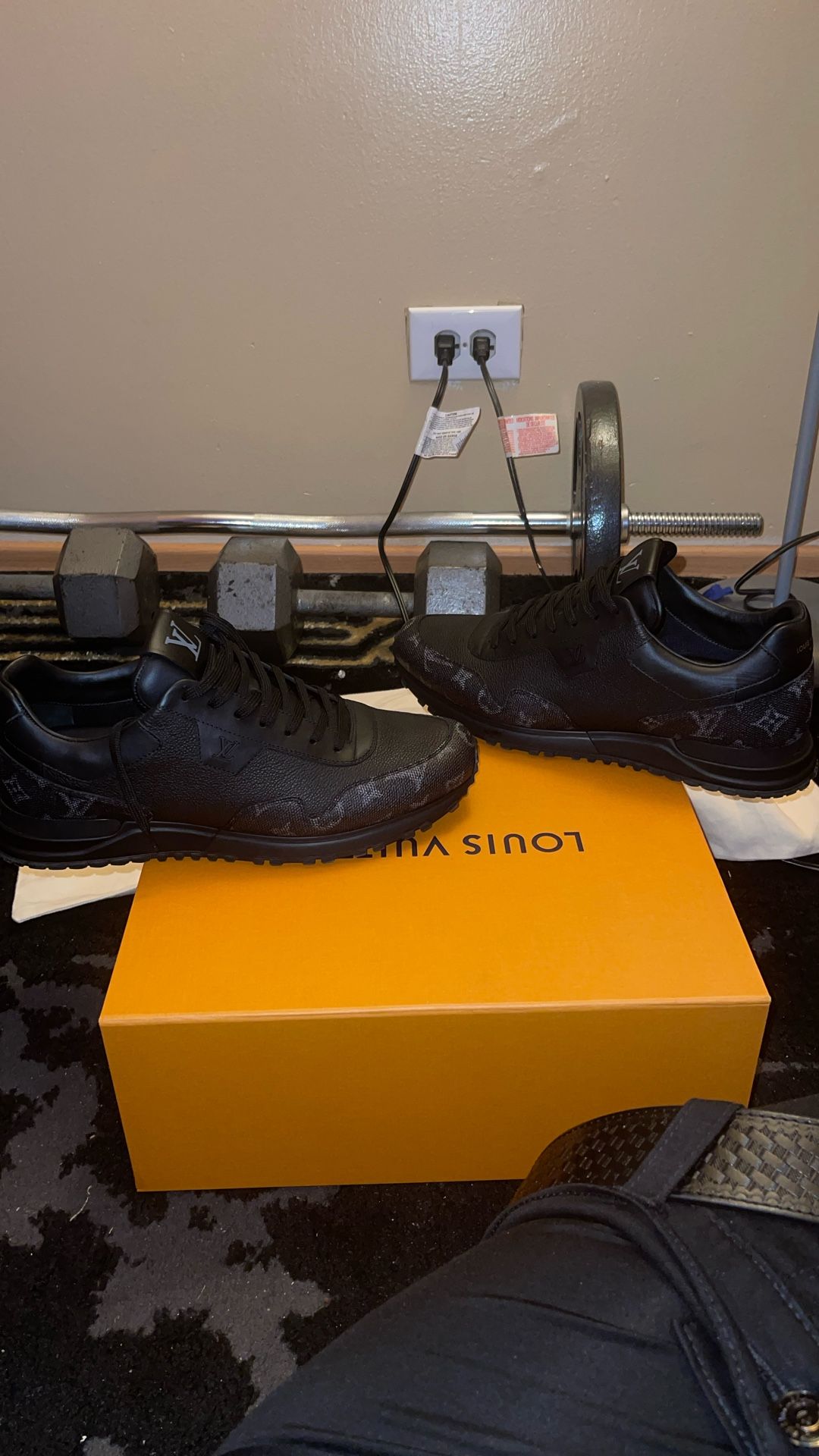 Louis Vuitton Sneakers “Run Away” Black Size 12