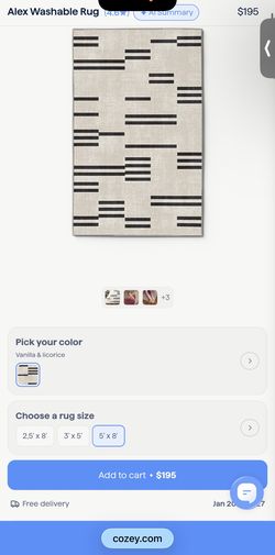 Cozey Striped Rug