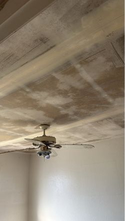 Popcorn ceiling removed 😎🍿