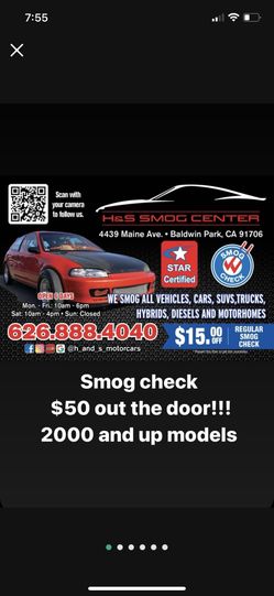 Smog Check For All 2000 And New Makes And Models 